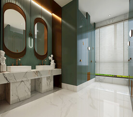 星级酒店卫生间 