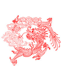 剪纸龙