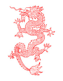 剪纸龙