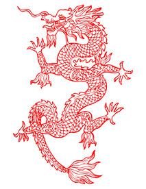 剪纸龙