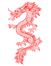 剪纸龙