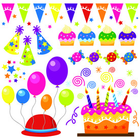 蛋糕彩旗糖果礼盒