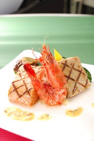 牛排 牛扒 虾 