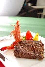 牛排 牛扒 虾