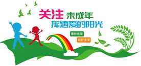 关爱儿童文化墙图片