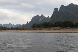 桂林漓江江滩