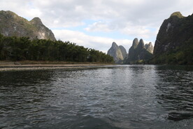 桂林山水漓江风景远景