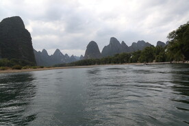 桂林漓江地平线