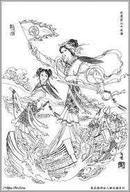 水漫金山斗法海