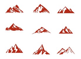 山剪影