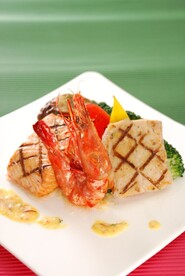牛排 牛扒 虾 