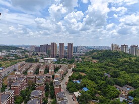 城市小区航拍