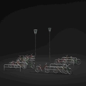 C4D模型 自行车