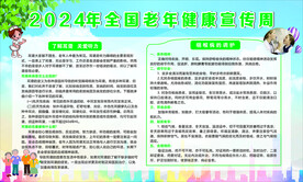 2024年全国老年健康周宣传