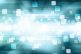 多彩光韵光斑夜空背景