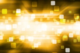 多彩光韵光斑夜空背景