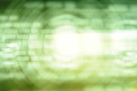 多彩光韵光斑夜空背景