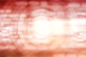 多彩光韵光斑夜空背景