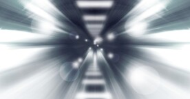 多彩光韵光斑夜空背景