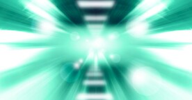 多彩光韵光斑夜空背景