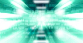 多彩光韵光斑夜空背景