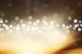 多彩光韵光斑夜空背景