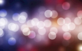 多彩光韵光斑夜空背景