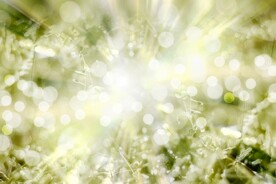 多彩光韵光斑夜空背景