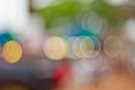 多彩光韵光斑夜空背景