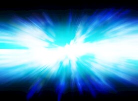 多彩光韵光斑夜空背景