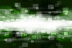 多彩光韵光斑夜空背景