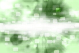 多彩光韵光斑夜空背景