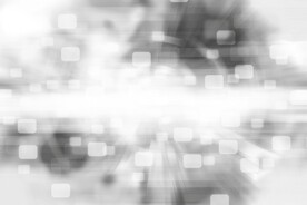 多彩光韵光斑夜空背景