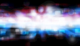 多彩光韵光斑夜空背景