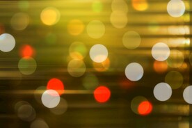 多彩光韵光斑夜空背景