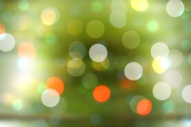 多彩光韵光斑夜空背景