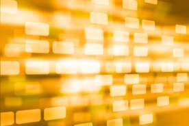 多彩光韵光斑夜空背景