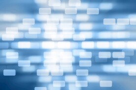 多彩光韵光斑夜空背景