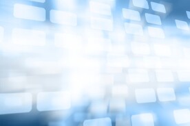 多彩光韵光斑夜空背景