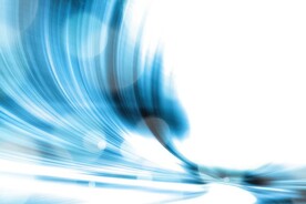 多彩光韵光斑夜空背景