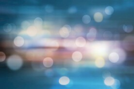 多彩光韵光斑夜空背景