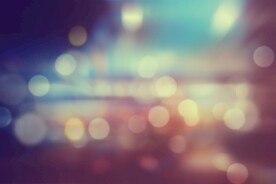 多彩光韵光斑夜空背景