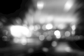 多彩光韵光斑夜空背景