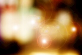 多彩光韵光斑夜空背景