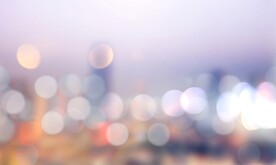 多彩光韵光斑夜空背景