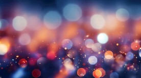 多彩光韵光斑夜空背景