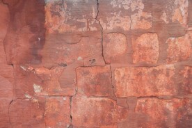 多色砖墙背景纹理花纹素材