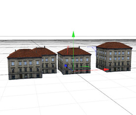 C4D模型 建筑物 