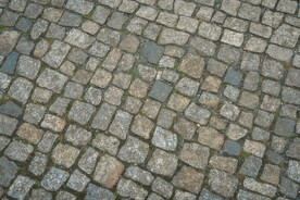 石块路面马赛克背景纹理素材