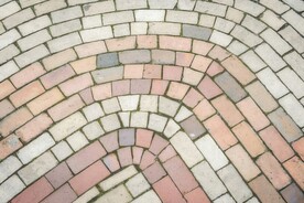 石块路面马赛克背景纹理素材